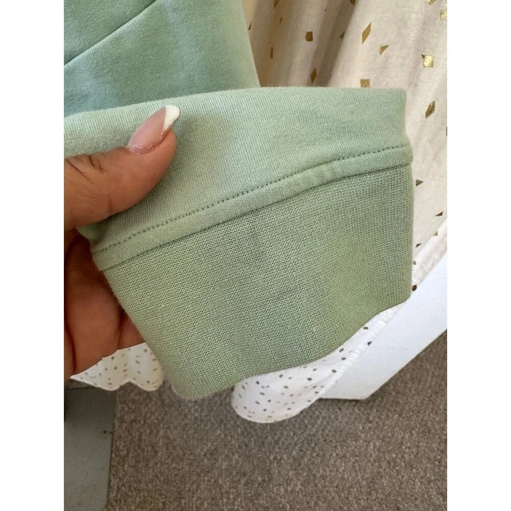 Lululemon Women's Mint Green City Sweat Pullover Side Pockets Hoodie Sweatshirt